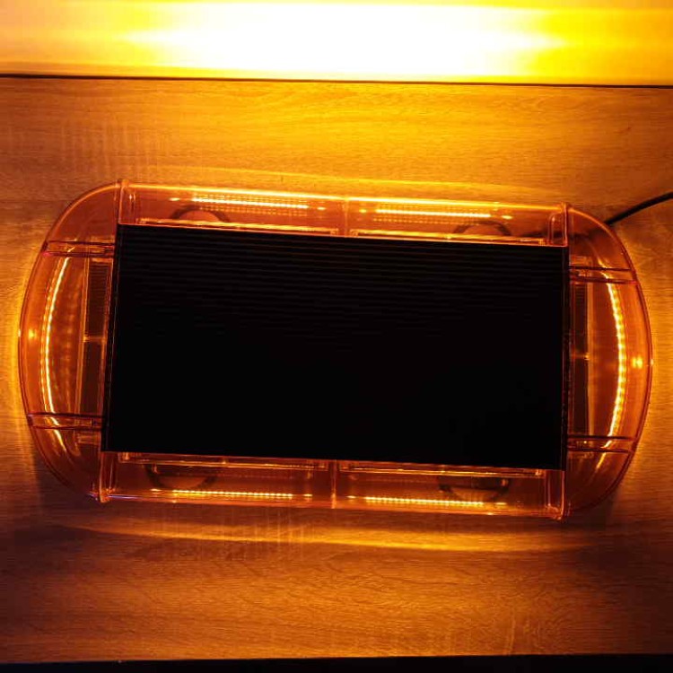 43cm Μαγνητικός πορτοκαλί Φάρος COB LED 12V 72W