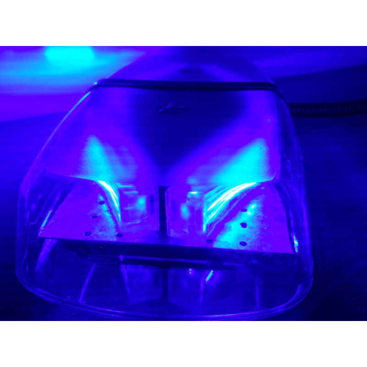 Μαγνητικός μπλέ φάρος οροφής 12V COB LED 40W strobe