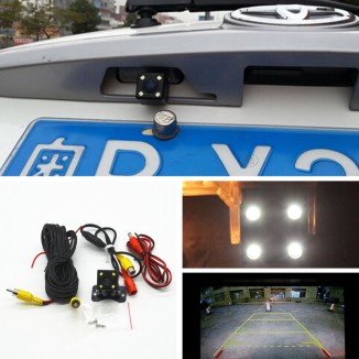 Κάμερα οπισθοπορείας HD αδιάβροχη με 4 Led Night Vision