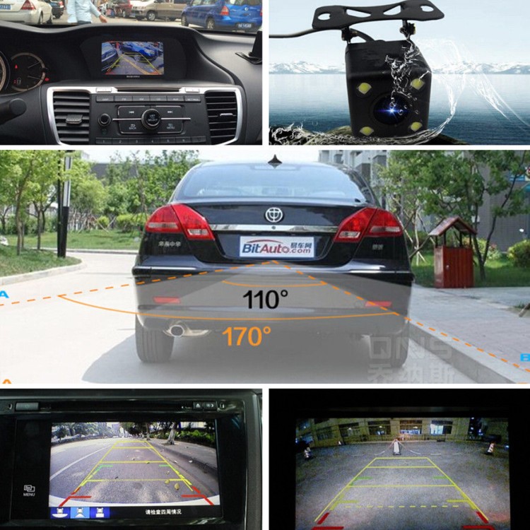 Κάμερα οπισθοπορείας HD αδιάβροχη με 4 Led Night Vision