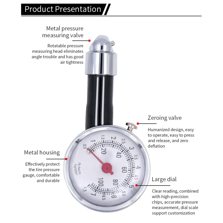 Διαγνωστικό εργαλείο μετρητής πίεσης αέρα ελαστικών