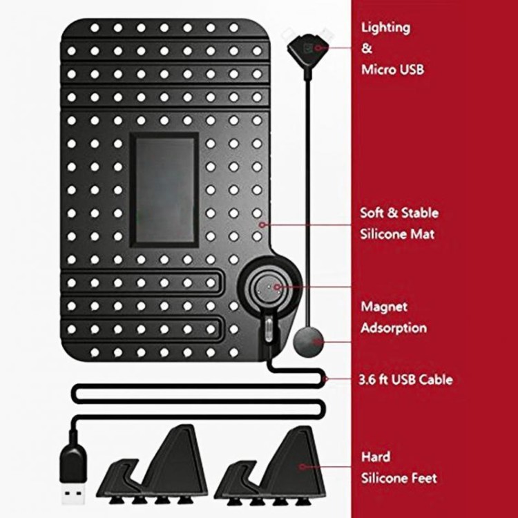 Βάση στάντ αυτοκινήτου με σύστημα φόρτισης κινητού