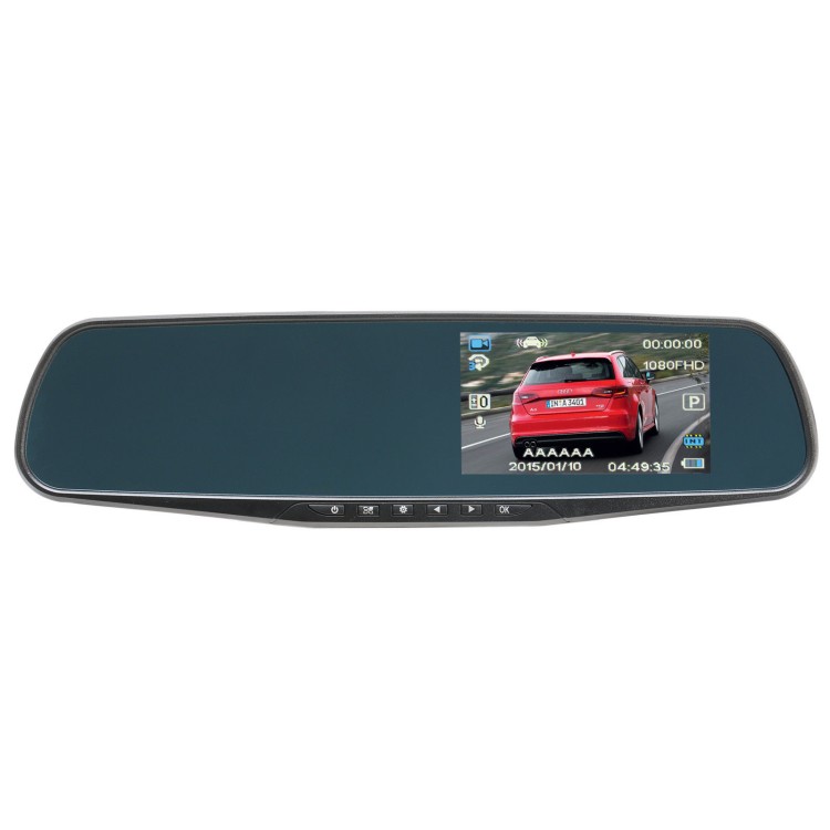 Καθρέφτης αυτοκινήτου με κάμερα καταγραφής και 4.3 οθόνη 1080p