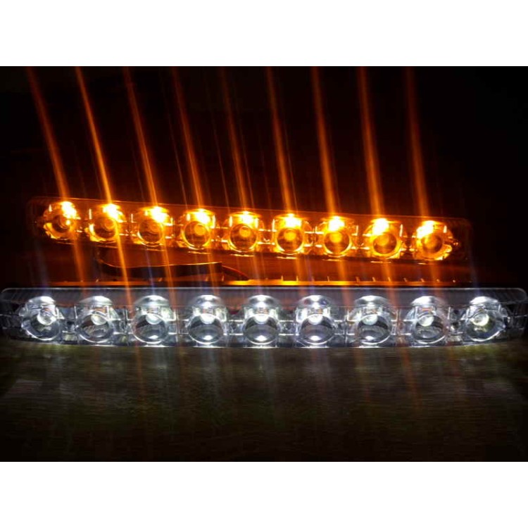 Led φώτα ημέρας & φλάς 2x9w κιτ υψηλής ποιότητας