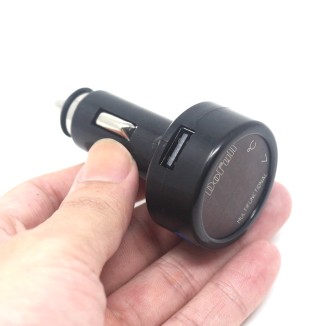Φορτιστής USB LED Ψηφιακό βολτόμετρο Θερμόμετρο 12-24V