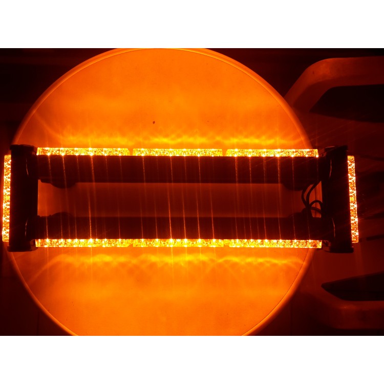 Μαγνητική διώροφη πορτοκαλί μπάρα 252w φάρος LED Strobe ασφαλείας