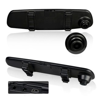 Καθρέφτης αυτοκινήτου με διπλή κάμερα καταγραφής με 4.3 οθόνη 1080p