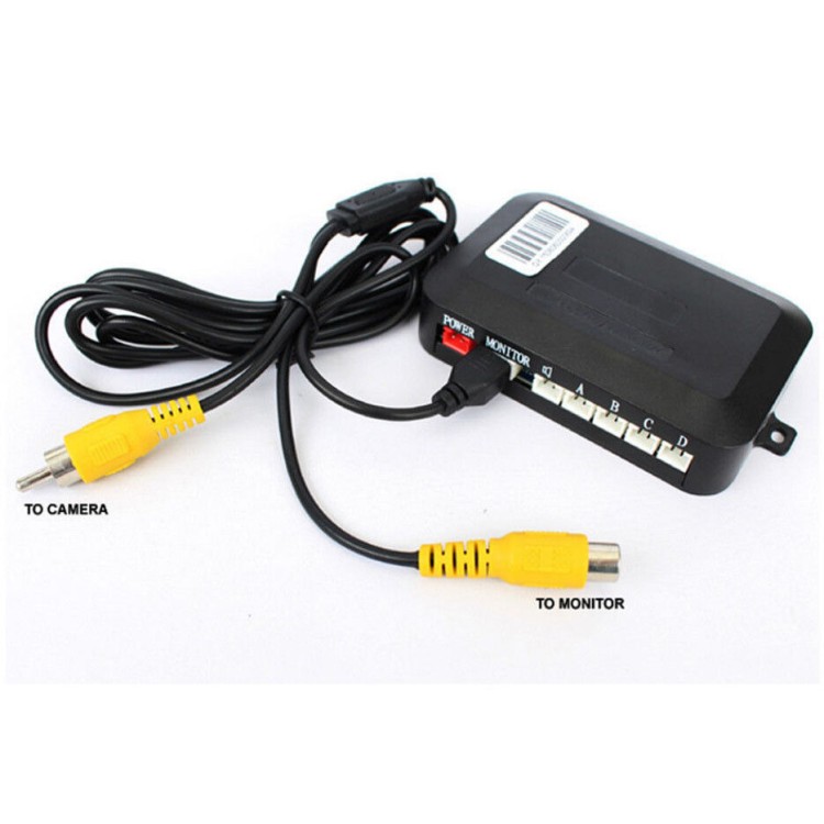 Κάμερα με πλαίσιο πινακίδας της ΕΕ με 2 αισθητήρες & βομβητή παρκαρίσματος