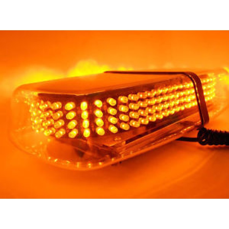 Μαγνητικός Πορτοκαλί Φάρος 240Led Strobe Light Bar 12V-24V