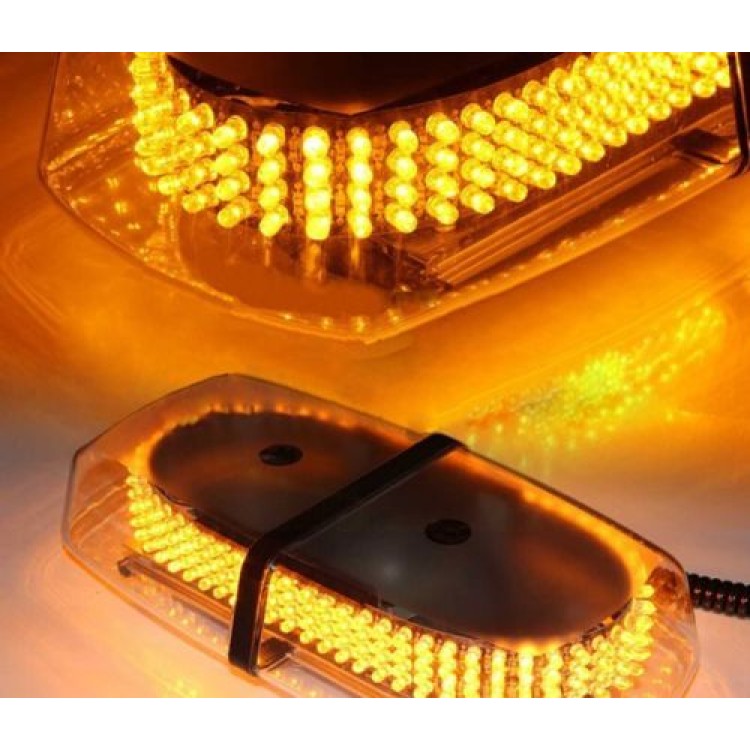 Μαγνητικός Πορτοκαλί Φάρος 240Led Strobe Light Bar 12V-24V