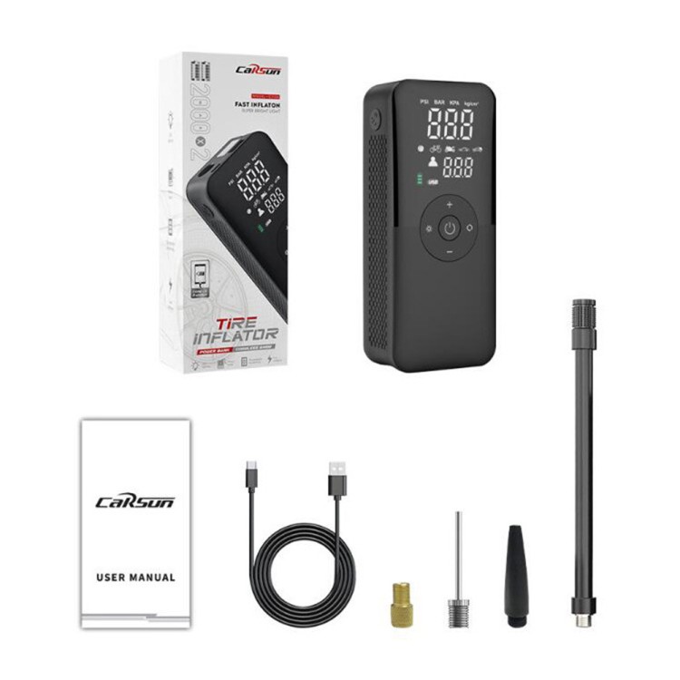 Φορητό ασύρματο κομπρεσέρ αέρος μοτοσυκλέτας