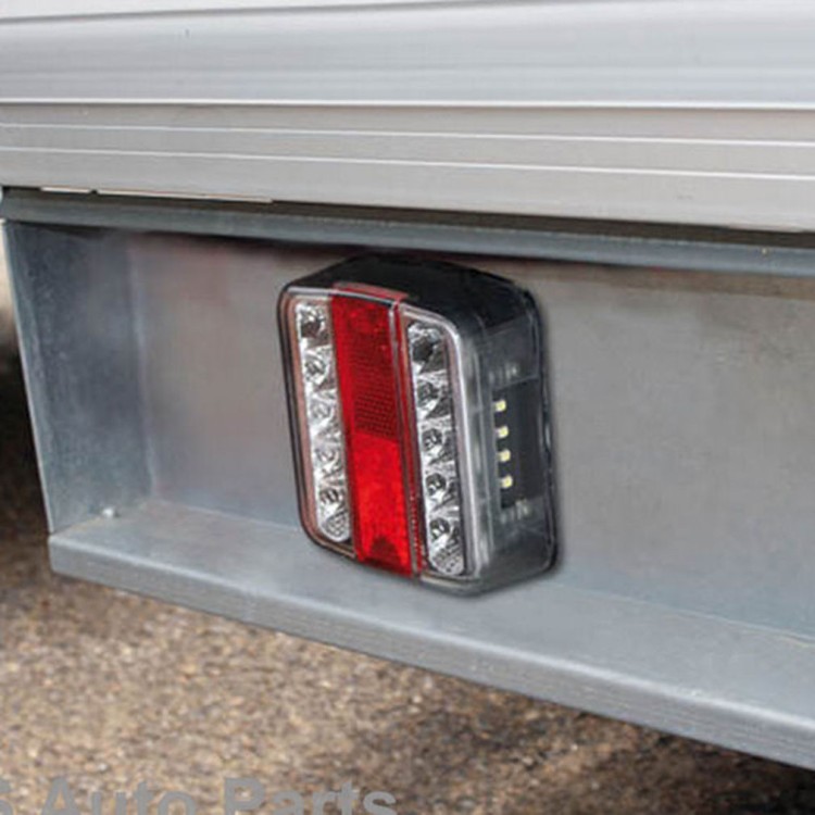 Φανάρια 2 x 14 LED 12V για Τρέιλερ, Τροχόσπιτα