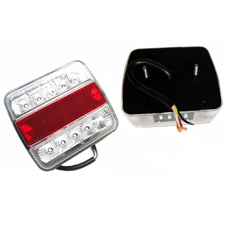 Φανάρια 2 x 14 LED 12V για Τρέιλερ, Τροχόσπιτα