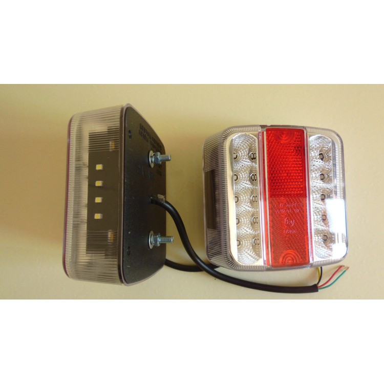 Φανάρια 2 x 14 LED 12V για Τρέιλερ, Τροχόσπιτα