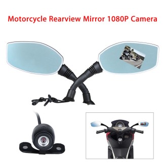 Σετ καταγραφικού καθρέφτη μοτοσυκλέτας Full-HD IP68 Οθόνη 2.7" με 2 κάμερες