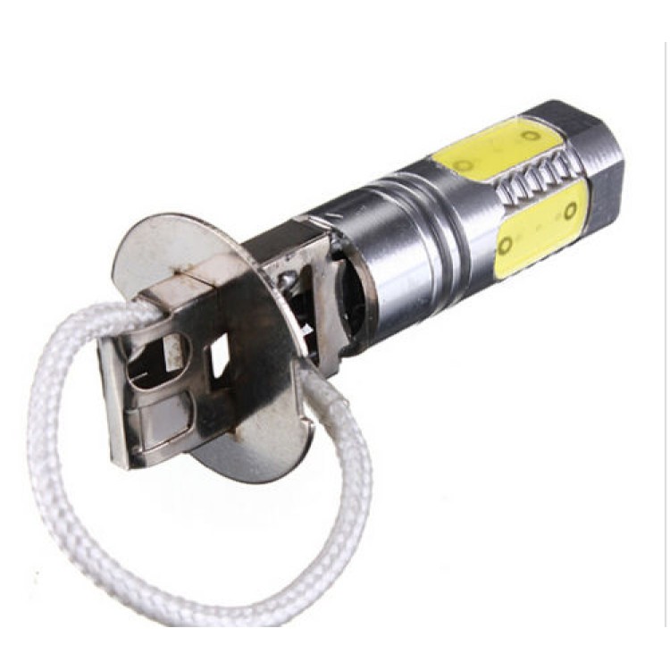 H3 7.5W COB LED DRL 12V λάμπα αυτοκινήτου υψηλής ισχύος