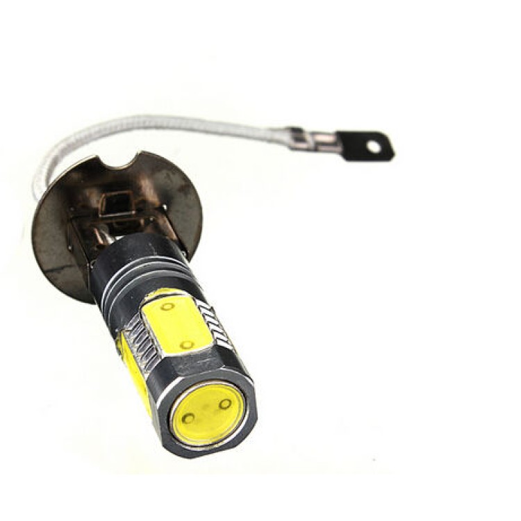 H3 7.5W COB LED DRL 12V λάμπα αυτοκινήτου υψηλής ισχύος