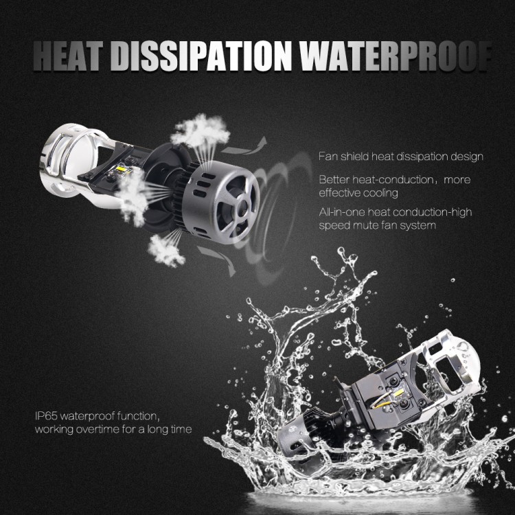 H4 Led λάμπα 36W 12-24V 3600LM μοτοσυκλέτας