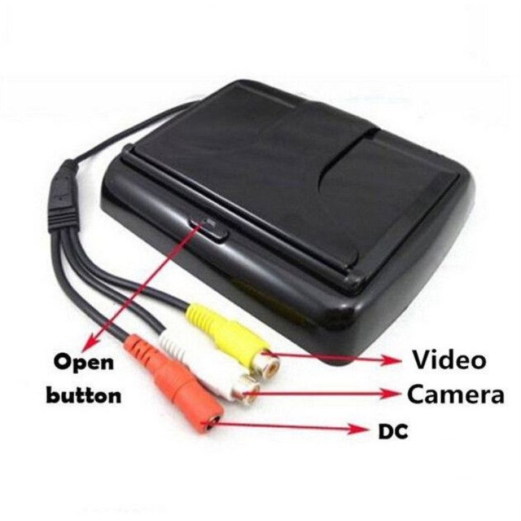 Οθόνη μόνιτορ & κάμερα οπισθοπορείας με 8 Led αυτοκινήτου