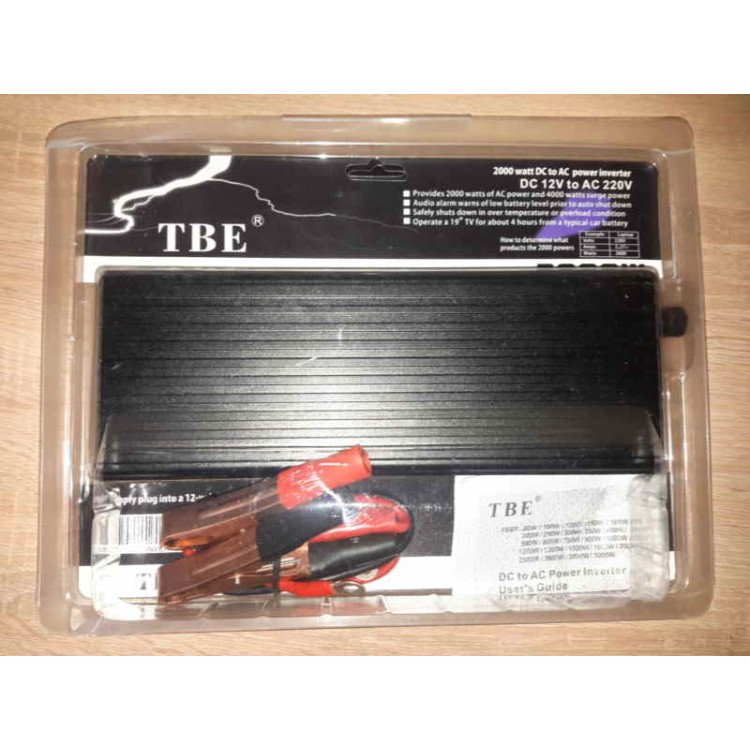 Inverter αυτοκινήτου από DC 12V σε AC 220V 2000w