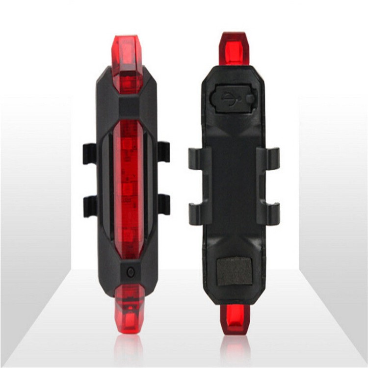 Επαναφορτιζόμενο σούπερ φωτεινό φως ποδήλατου με 5 Led