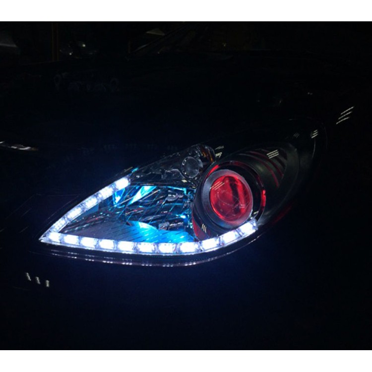 Φώτα ημέρας led Crystal λευκό & πορτοκαλί υψηλής ποιότητας