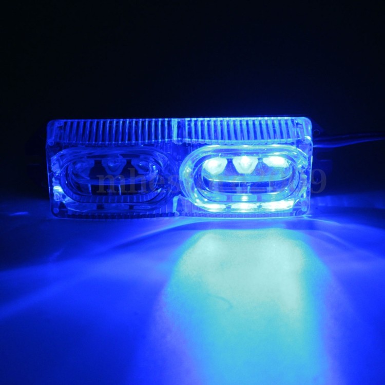 6 Led Strobe φρένων σούπερ φωτεινά μοτοσυκλέτας - οχημάτων 12V