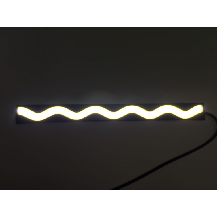 Led φώτα ημέρας 2x6w zik-zak αδιάβροχα