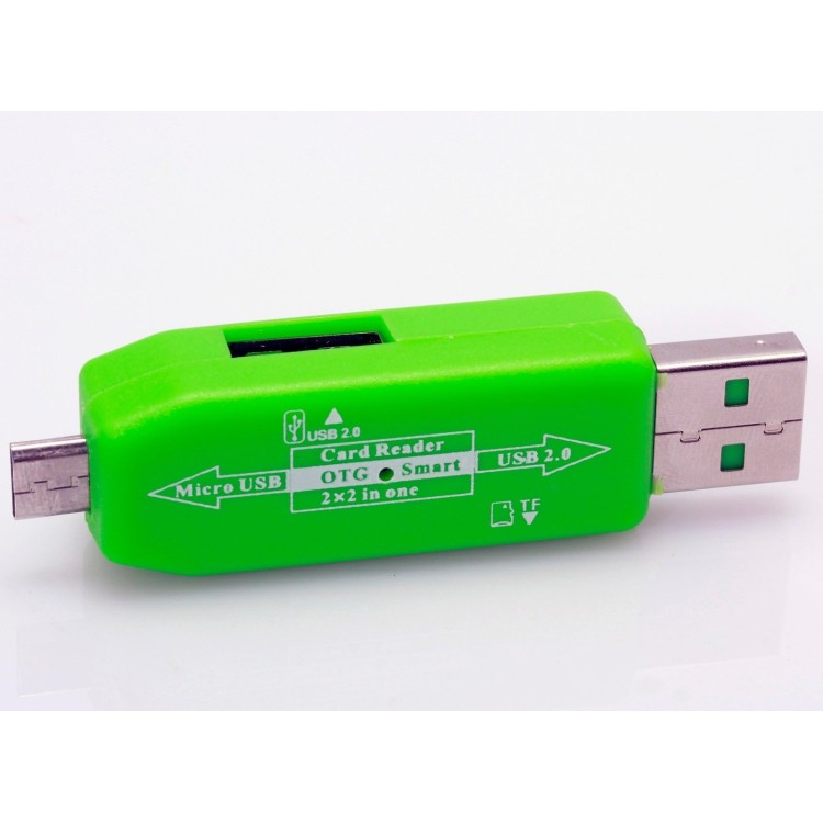 Προσαρμογέας OTG Micro USB σε SD-USB για smartphone