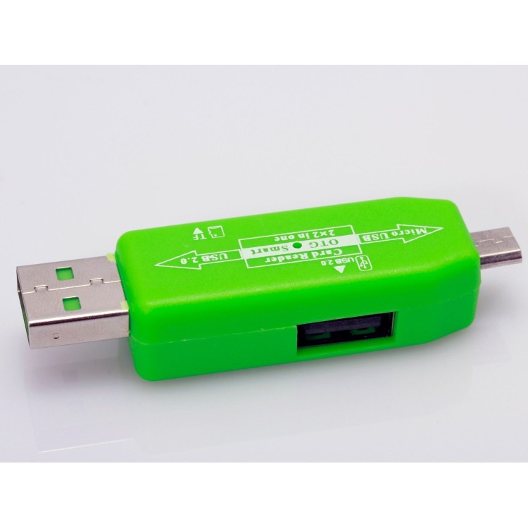 Προσαρμογέας OTG Micro USB σε SD-USB για smartphone