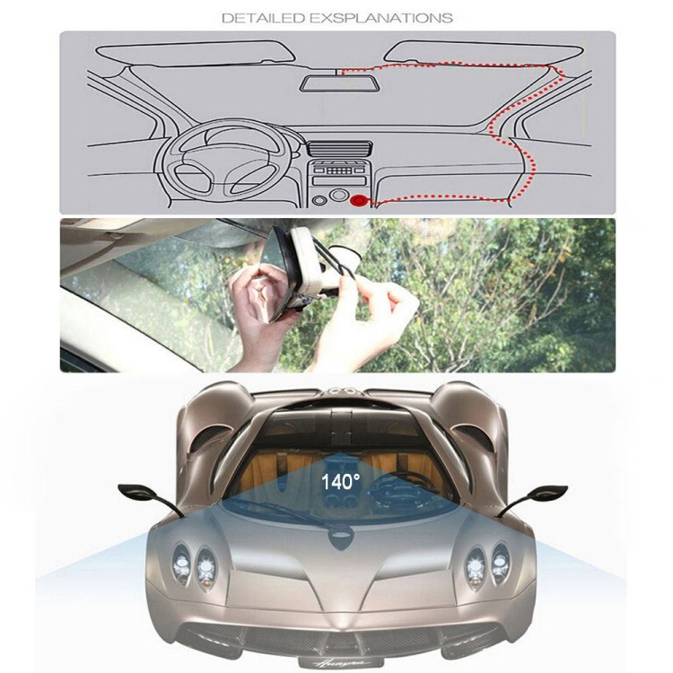 Κάθρέφτης με οθόνη 4.3 & 2 κάμερες καταγραφής Full HD 1080p αυτοκινήτου