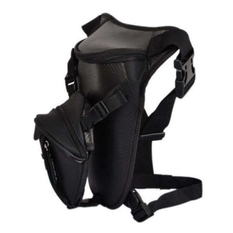 Τσαντάκι δερμάτινο μέσης μηρού μοτοσυκλέτας monsrer energy αδιάβροχο