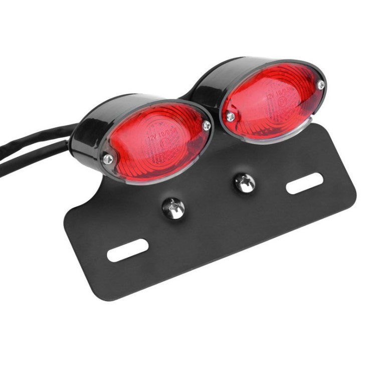 Διπλό πίσω φανάρι Led μοτοσικλέτας Universal