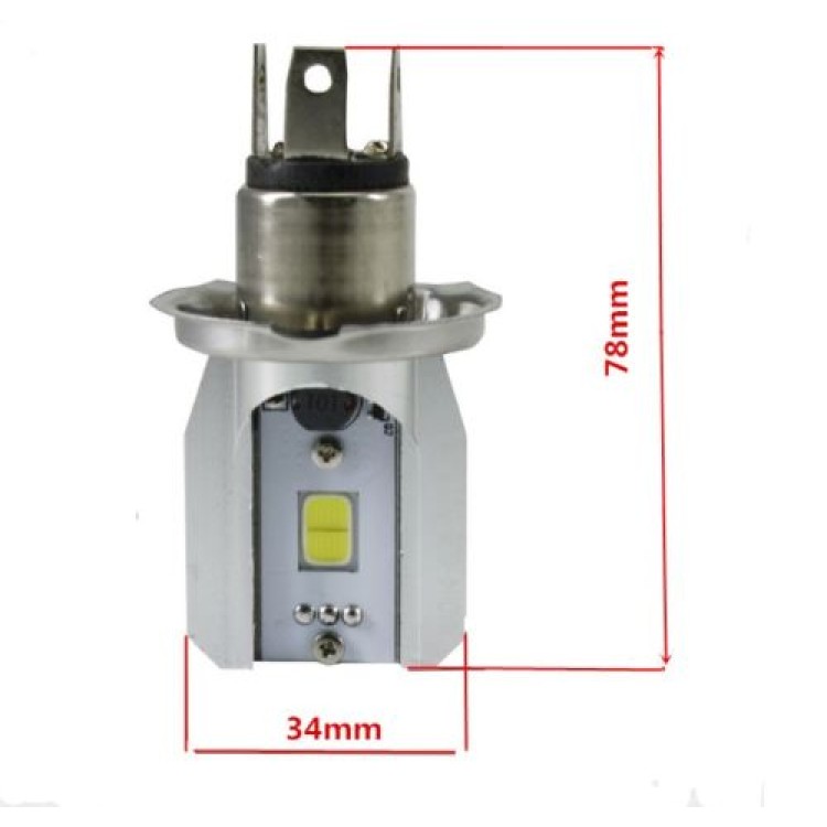 Η4 Led λάμπα προβολέα μοτοσικλέτας M2S 12V 800Lm
