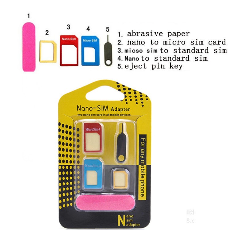 Αντάπτορες nano sim καρτών για κινητά τηλέφωνα