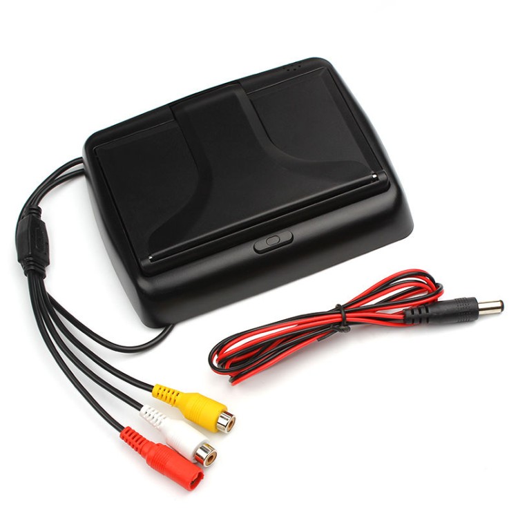 Οθόνη μόνιτορ Lcd 4.3 με 2 εξόδους βίντεο αυτοκινήτου