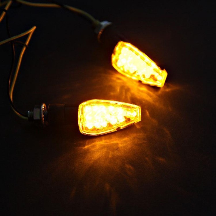 Φλας μοτοσυκλέτας Led 12V (2τμχ - 24Led)