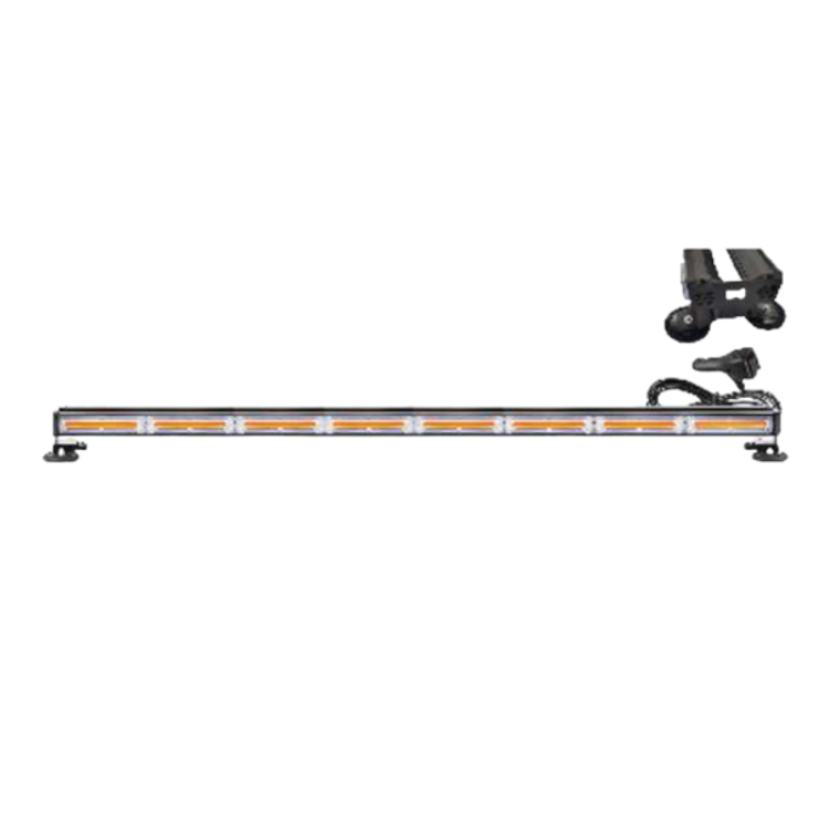 Πορτοκαλί μπάρα φάρος COB LED 12-24v 120cm 288w