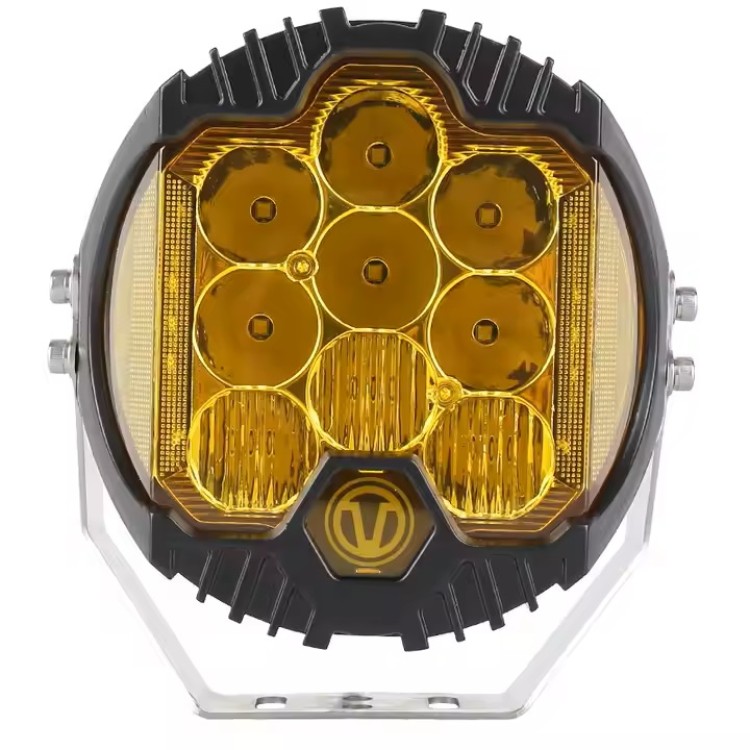 Σετ Κίτρινοι Προβολείς Off-Road 5” 90W 12-24V Cree Led