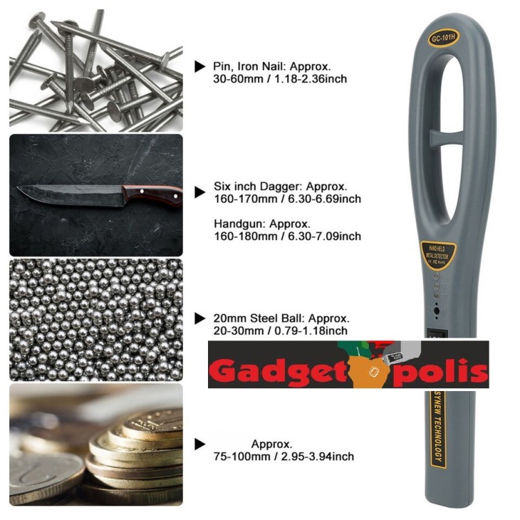 Ανιχνευτής μετάλλων φορητός Scanner GC-101H