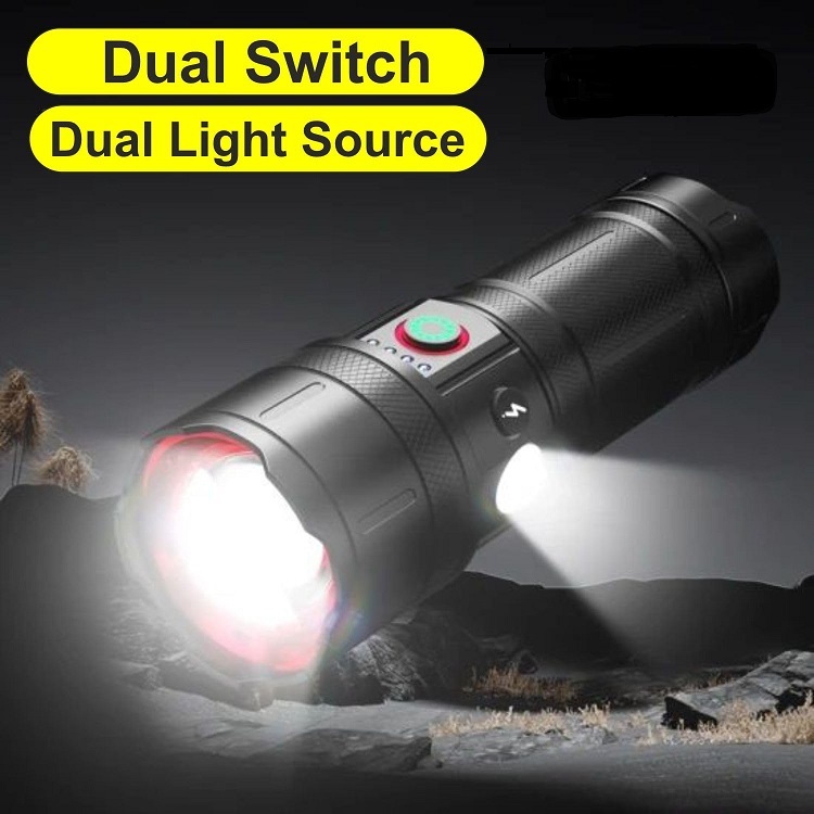 Φακός Led  COBA CB-B52-2 Επαναφορτιζόμενος 28800mAh