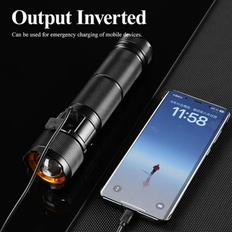 Φακός Led  COBA CB-B52-2 Επαναφορτιζόμενος 28800mAh