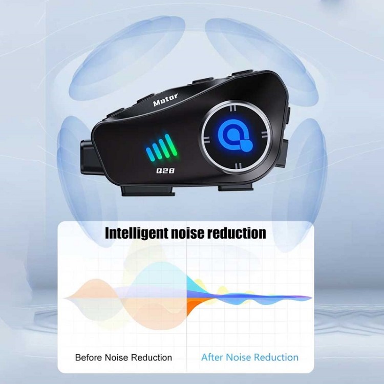 Ασύρματο καταγραφικό & ενδοεπικοινωνία κράνους Bluetooth μοτοσυκλέτας