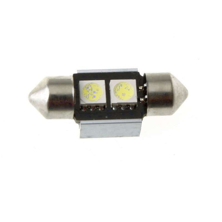 Led λάμπες 2x2 Led 31 χιλιοστά SMD 5050 12v Canbus