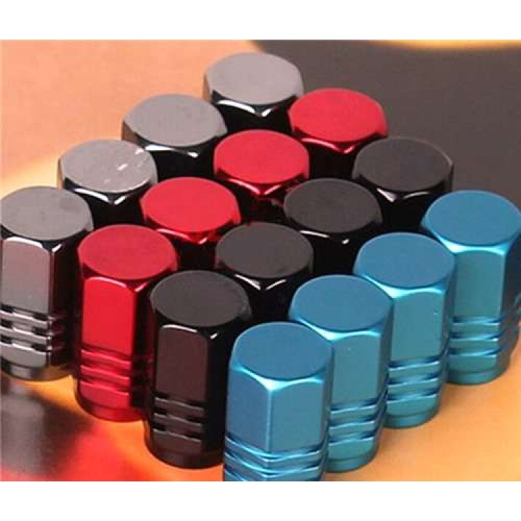 Αλουμινίου σετ καπάκια για βαλβίδες 4τμχ