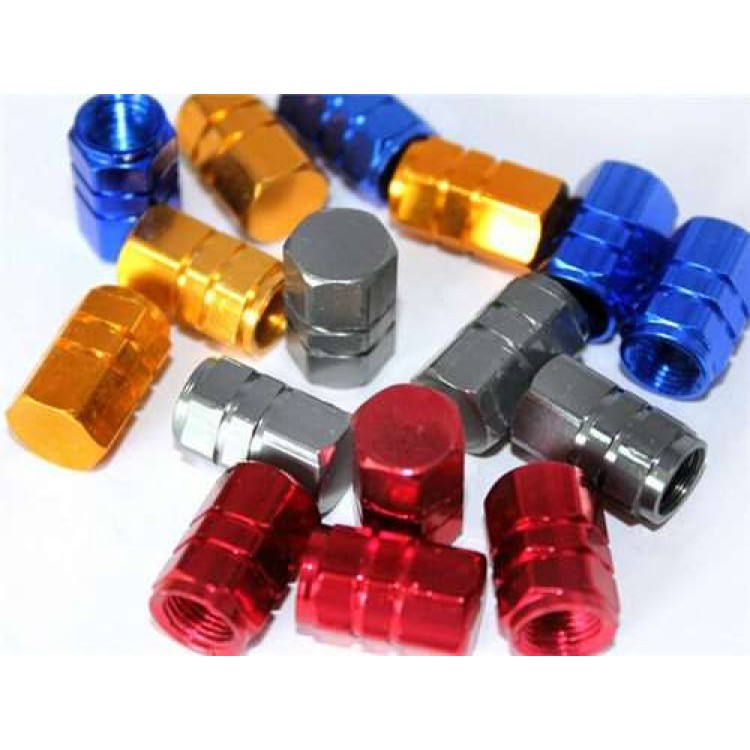 Αλουμινίου σετ καπάκια για βαλβίδες 4τμχ