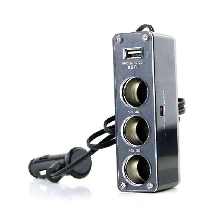 Αντάπτορας φορτιστής αναπτήρα αυτοκινήτου USB 12-24V