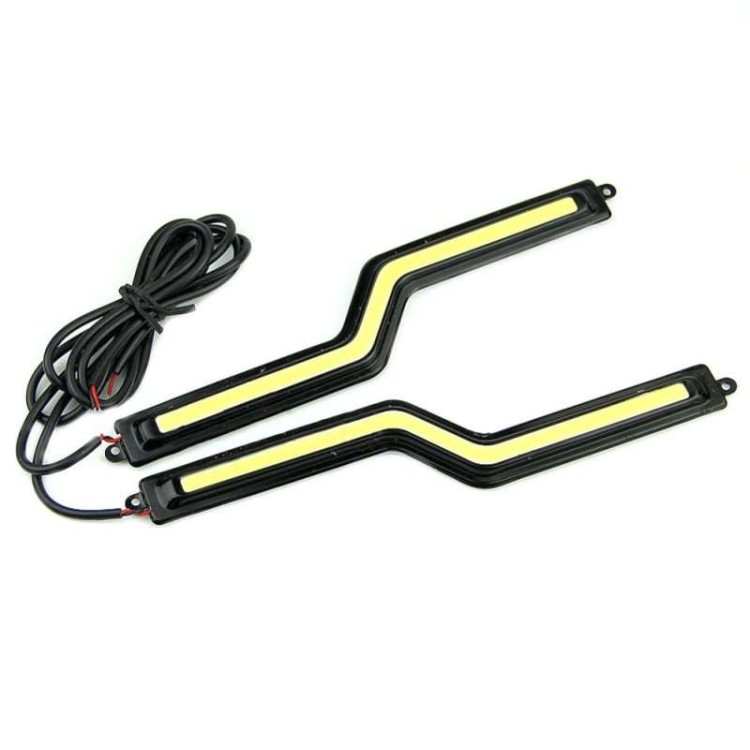 Led φώτα ημέρας σχήμα Z 6w με αυτοκόλλητα 3M