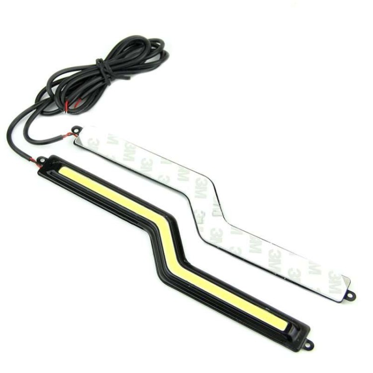 Led φώτα ημέρας σχήμα Z 6w με αυτοκόλλητα 3M