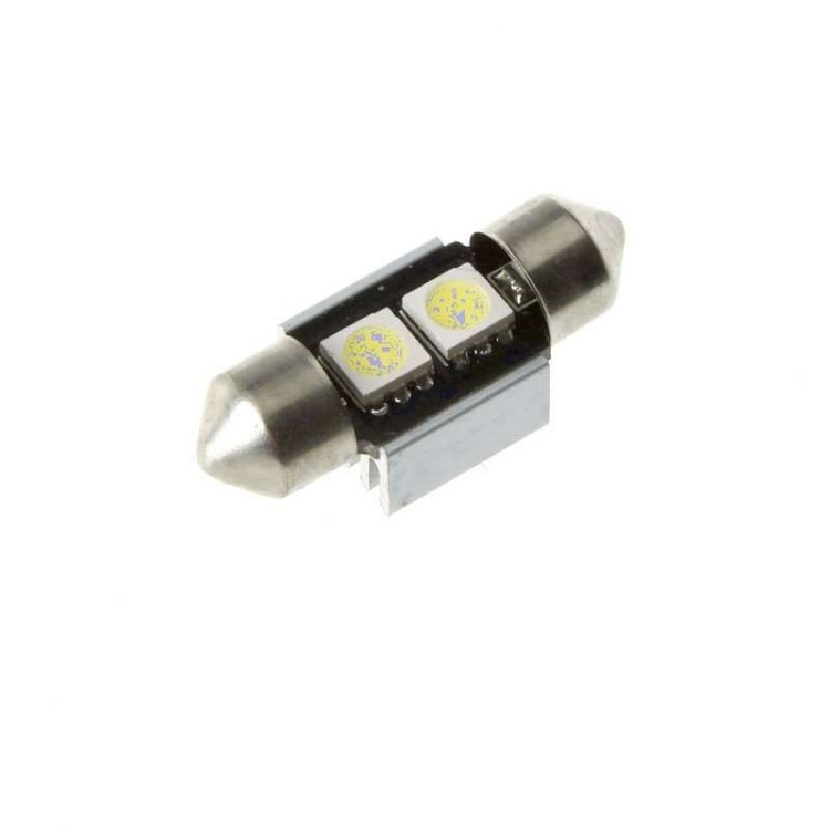 Led λάμπες 2x2 Led 31 χιλιοστά SMD 5050 12v Canbus
